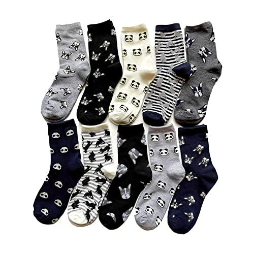 靴下 レディース モノトーン柄 おしゃれ かわいい ソックス レディース 薄手 春 夏用 23-25...