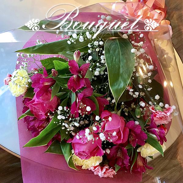 お花のブーケ 花束 50束 フラワーギフト フラワーアレンジメント プレゼント お祝い 誕生日 記念...