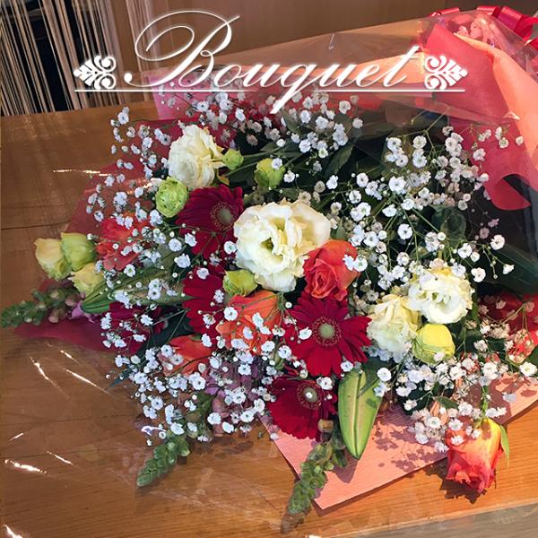 お花のブーケ 花束 70束 フラワーギフト フラワーアレンジメント プレゼント お祝い 誕生日 記念...