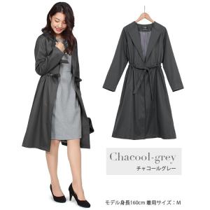 トレンチコート レディース ロング スプリング...の詳細画像1