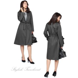 トレンチコート レディース ロング スプリング...の詳細画像5
