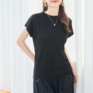 サマーニット ニット レディース 夏 細見え ...の詳細画像3