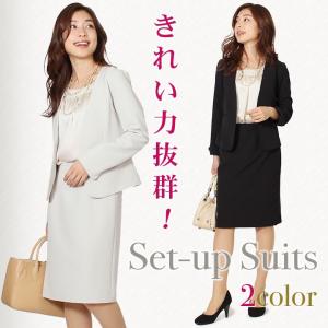 スーツ レディース おしゃれ ノーカラー 40代 七五三