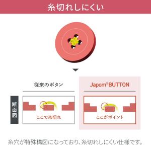 割れない ボタン 赤/レッド/ピンク/赤紫 1...の詳細画像3