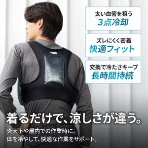 【大型保冷剤6個付】 アイスベスト 冷却ベスト...の詳細画像2