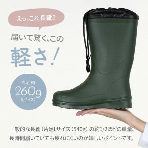 長靴 レディース 軽量 大きいサイズ 農作業 ...の詳細画像2