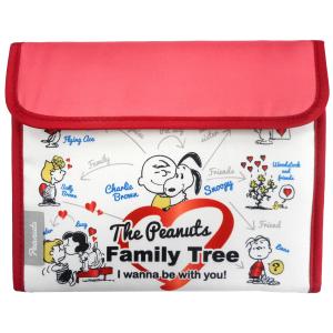 母子手帳ケース マルチケース スヌーピー ハート相関図  通院用ケース 定期券や診察券入れ ジャバラタイプ