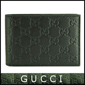 グッチ GUCCI メンズ 財布 二つ折り グッチシマ 黒/...