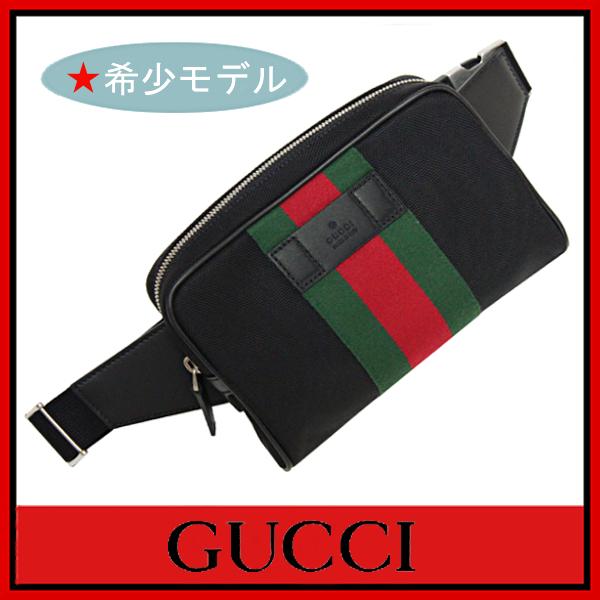 グッチ GUCCI バッグ メンズ ボディバッグ ベルトバッグ ウエストポーチ 新品 黒/ブラック ...