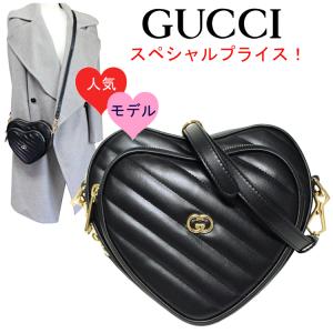 グッチ GUCCI バッグ ショルダーバッグ レディース 新作 斜め掛け ポシェット 新品 ハート 黒 ブラック アウトレット 751628