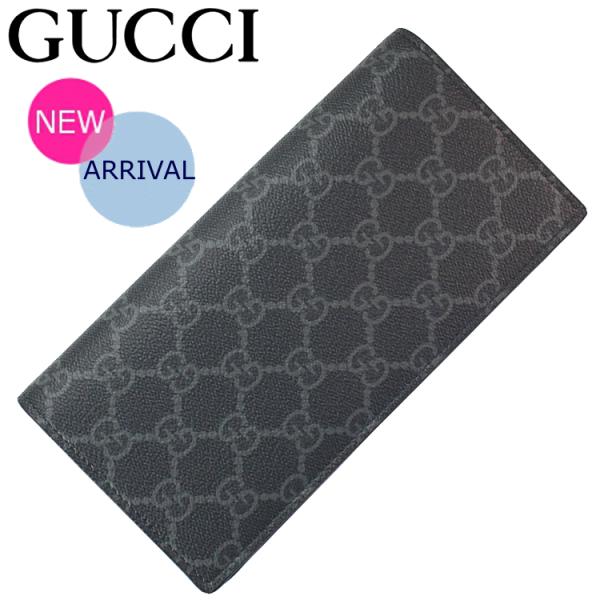 グッチ GUCCI 財布 長財布 メンズ 二つ折り長財布 新品 黒/ブラック アウトレット 8212...