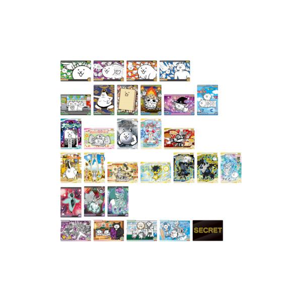 にゃんこ大戦争 ウエハース＋５ 全３０種　(シークレット入り)  バンダイ キャンディトイ　食玩