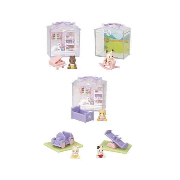 シルバニアファミリー カプセルコレクション シルバニアファミリー かざれる赤ちゃんハウスとお庭 パー...