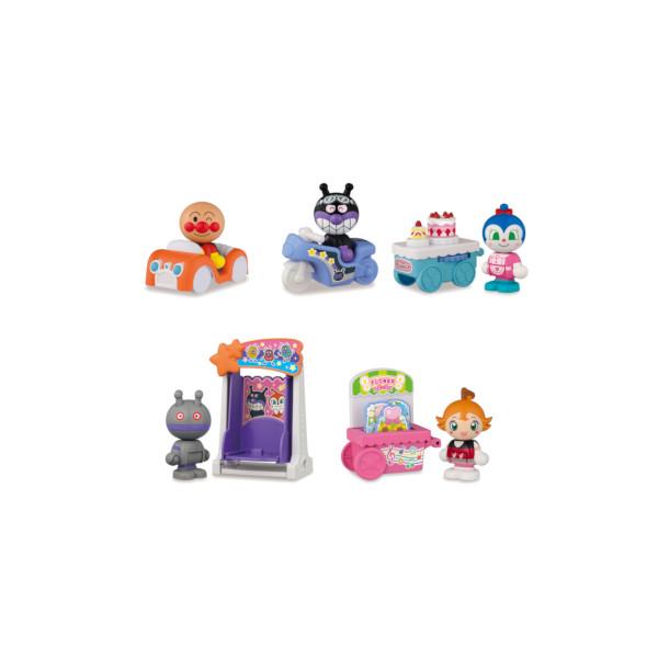 それいけ！アンパンマン あそんでわくわく！アンパンマンタウン ドールセット　全５種  バンダイ キャ...