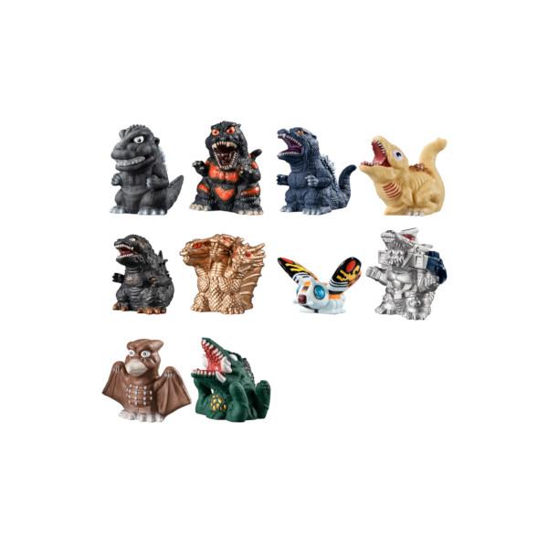 ゴジラ GODZILLA SOFVIDOLL 全１０種  バンダイ キャンディトイ　食玩