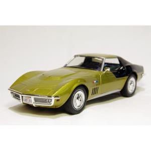 グリーンライト GREENLIGHT 1/24 アポロ13 シボレーコルベット アストロベッド 1969 ゴールド/ブラック｜modelcar-grease