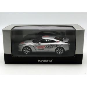 1/43　京商　ミニカー　日産 GT-R(R35)　東京スマートドライバー　(シルバー) NISSAN GT-R(R35) TOKYO SMART DRIVER ホメパト｜modelcarshop-ss43