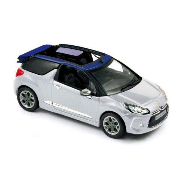 NOREV 1/43 (155289) Citroen DS3カブリオ2013 Grey &amp; Blu...