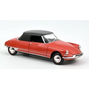 NOREV 1/18 (181599) Citroen DS 19 Convertible 1961 Corail Red｜modelcarshop-ss43