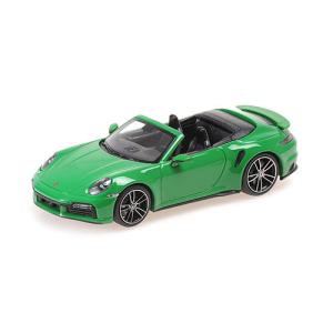 MINICHAMPS 1/43 (410069482)  Porsche 911(992) Turbo S Cabriolet 2019 Green｜modelcarshop-ss43