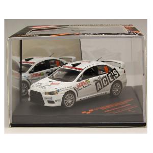 1/43　VITESSE　ミニカー 三菱 MITSUBISHI LANCER EVOLUTION X #19 Rallye Monte Carlo 2009