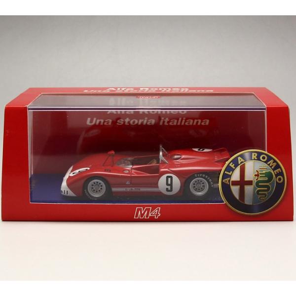 1/43　M4 ミニカー アルファロメオ *ALFAROMEO 33.3 Daytona 1972