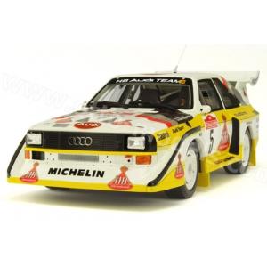 1/18 オットーモービル　ミニカー　アウディ　スポーツクワトロ　ラリーS1　サンレモ　1985　Audi Sport Quattro Rally S1 - San Remo 1985｜modelcarshop-ss43