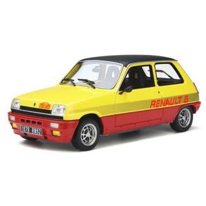 Otto mobile 1/18 (OT891) Renault 5 TS Monte Carlo <Yellow / Red>｜modelcarshop-ss43