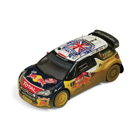 ixo models 1/43 (RAM464A) Citroen DS3 WRC #1 Wales...