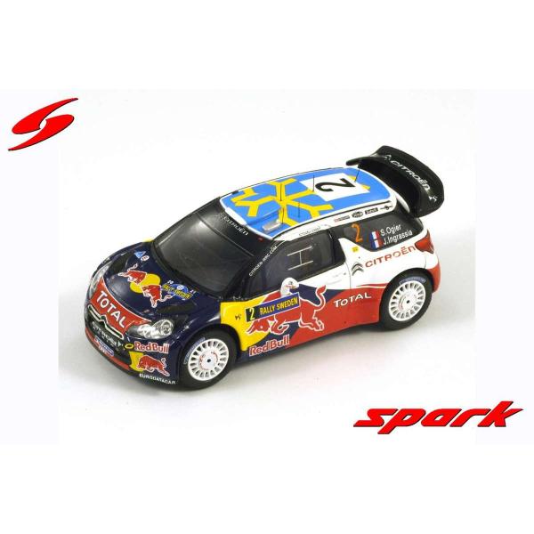 Spark 1/43 (S3301) Citroen DS3 WRC #2 Sweden Rally...