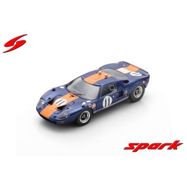 Spark 1/43 (S4541) FORD GT40 #11 6TH DAYTONA 24H 1...