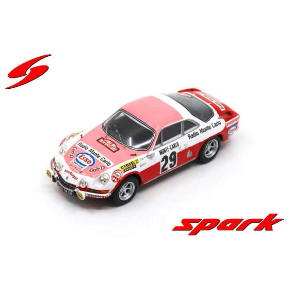 Spark 1/43 (S6113) Alpine A110 #29 Rally Monte Car...