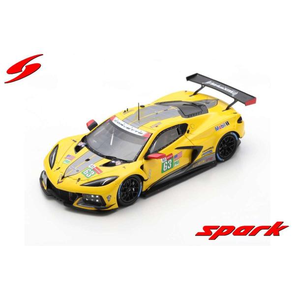 Spark 1/43 (S8259) Chevrolet Corvette C8.R #63 2nd...