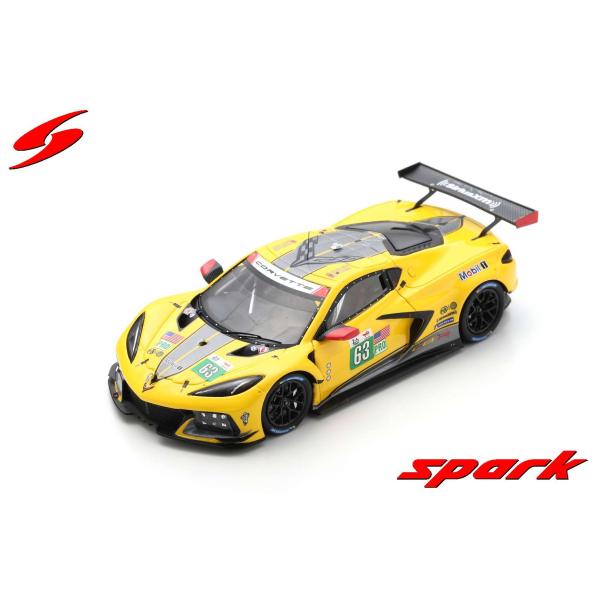 Spark 1/43 (S8643) Chevrolet Corvette C8.R #63 Cor...