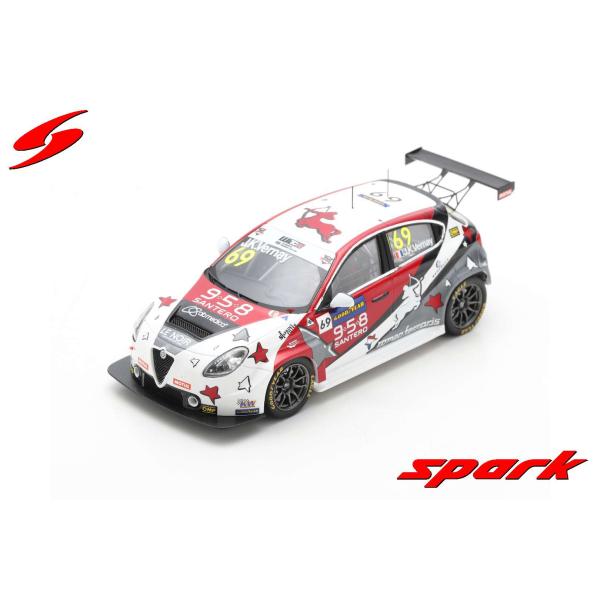 Spark 1/43 (S8971) Alfa Romeo Giulietta TCR #69 Te...