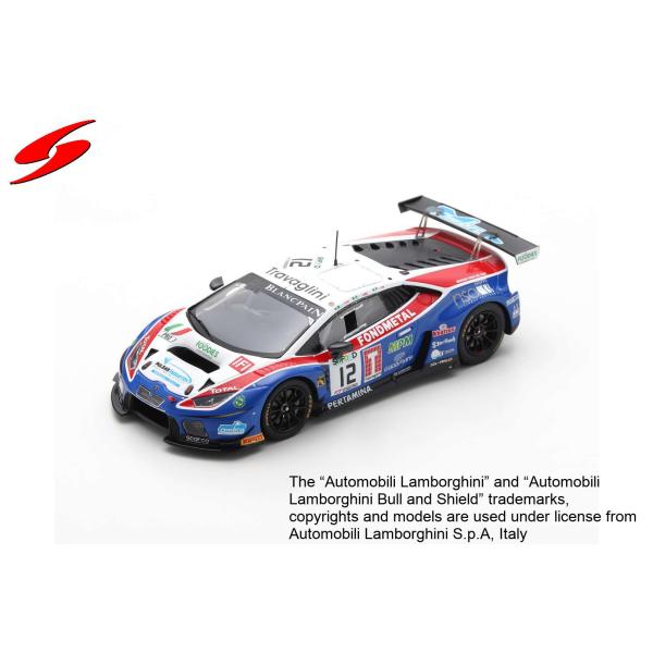 Spark 1/43 (SB295) Lamborghini Huracan GT3 ＃12 Omb...