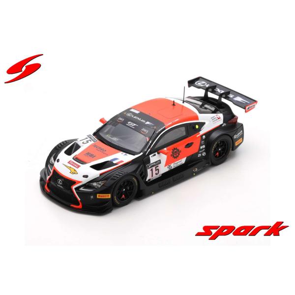 Spark 1/43 (SB402) LEXUS RCF GT3 #15 Tech 1 Racing...