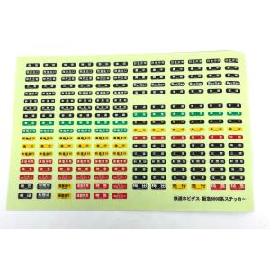 グリーンマックス S-4081/4082 阪急8000/8300系前面用車番ステッカー