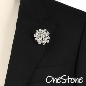 ラベルピン メンズ 結婚式 おしゃれ onestone ストーン ブローチ ピンブローチ 吹奏楽 メンズアクセサリー シルバーアクセサリー プレゼント 父の日 ラペルピン｜modelista