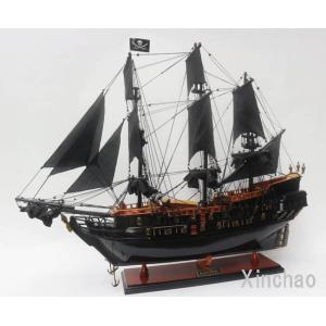 海賊船パイレーツ・ブラックパール65cmＬ　精密級木製完成品