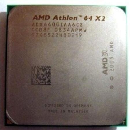 AMD Athlon 64 X2 6400+ 3.2GHz ソケット AM2 デュアルコア CPUの...