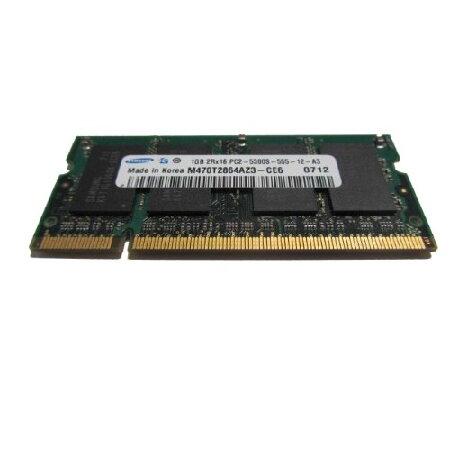 サムスン 1GB ノートPC用メモリ PC2-5300S 2RX16