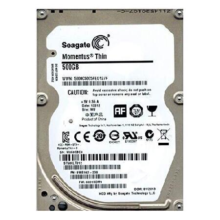 シーゲイト ノートパソコン用ハードディスク 500GB SATA 2.5インチ ST500LT012