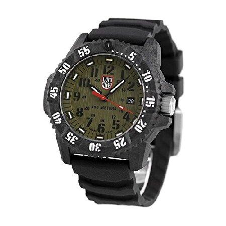 [ルミノックス]LUMINOX 腕時計 カーボンシールズ 3800シリーズ カーキ×ブラック 381...