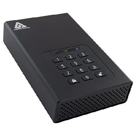 Apricorn 12TB Aegis Padlock DT 256ビット暗号化USB 3.0ハード...