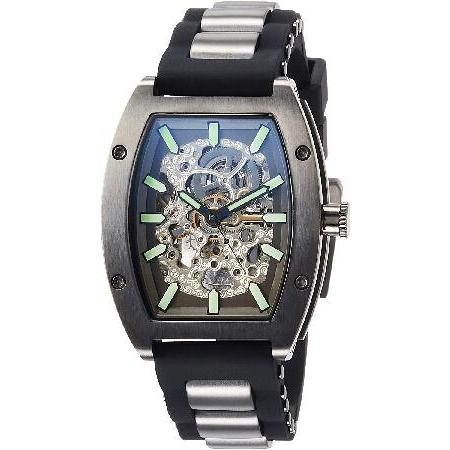 [アルカフトゥーラ] 自動巻き腕時計 トノースケルトン 978LH メンズ ブラック