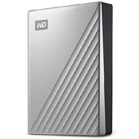 WD 1TB マイパスポート ウルトラ シルバー HDD, USB-C ＆ USB 3.1 対応