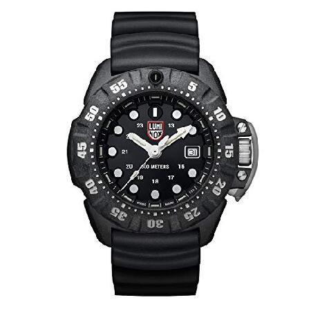 ルミノックス メンズ腕時計 スコット・キャッセル ディープダイブ 1551: 45mm ブラック ス...