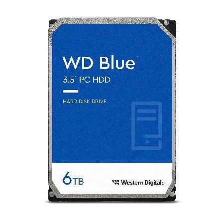 WD 6TB WD Blue PC内蔵HDD - 5400 RPM, SATA 6 Gb/s, 25...