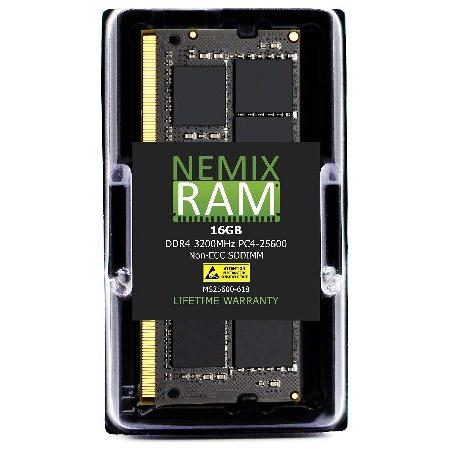 ASUS対応 NEMIX RAM 16GB DDR4-3200 SODIMM 1Rx16 メモリ
